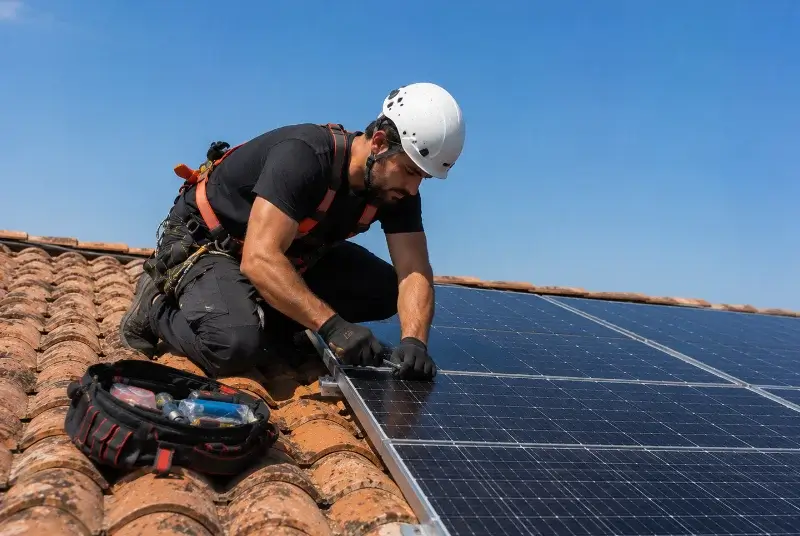 Maintenance et monitoring de panneaux solaires à Béard-Géovreissiat